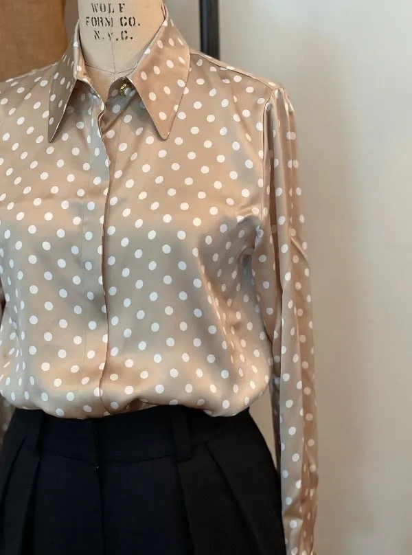 Amanda Blouse, Silk Dot