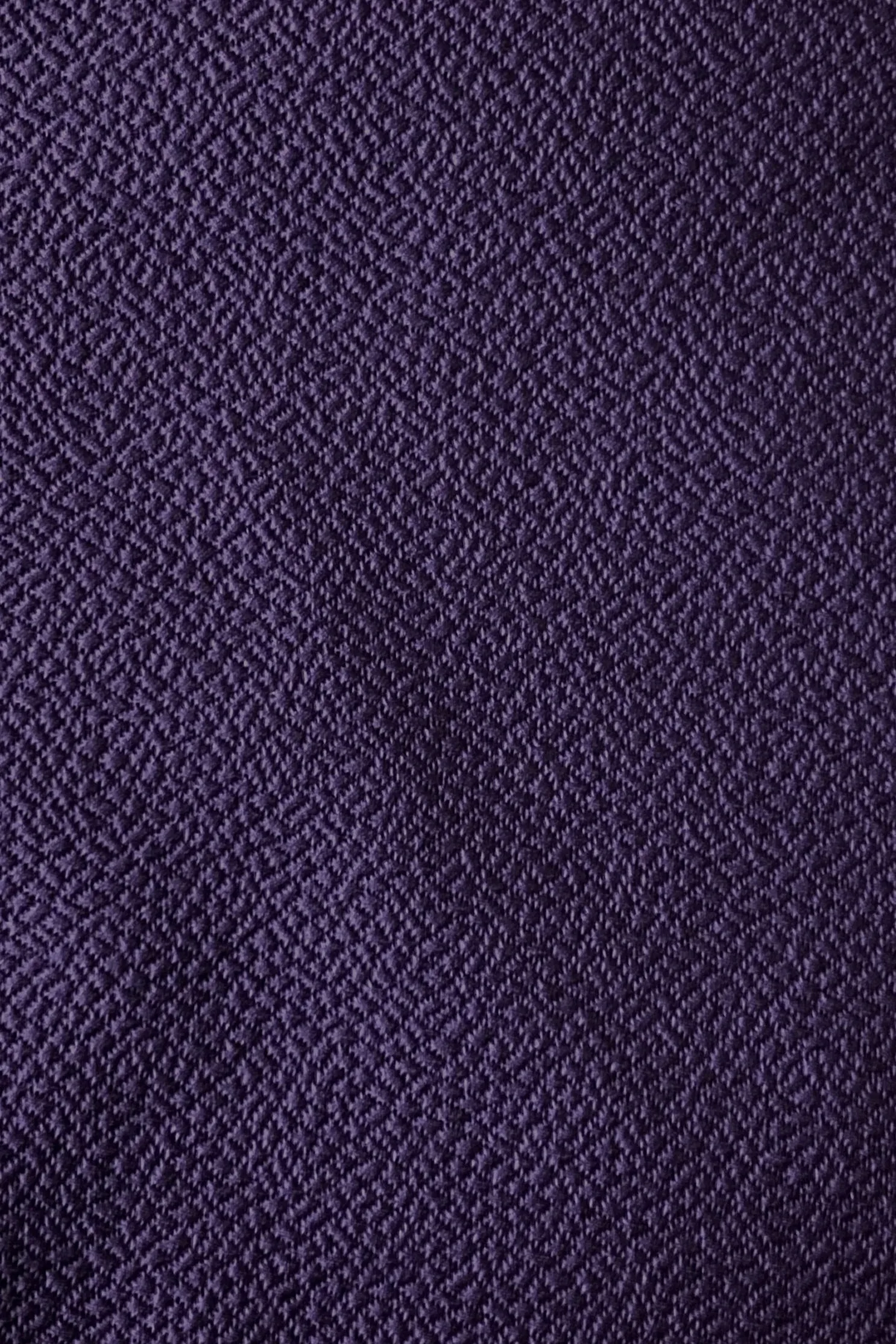 Amethyst Silk & Wool Hammered Satin