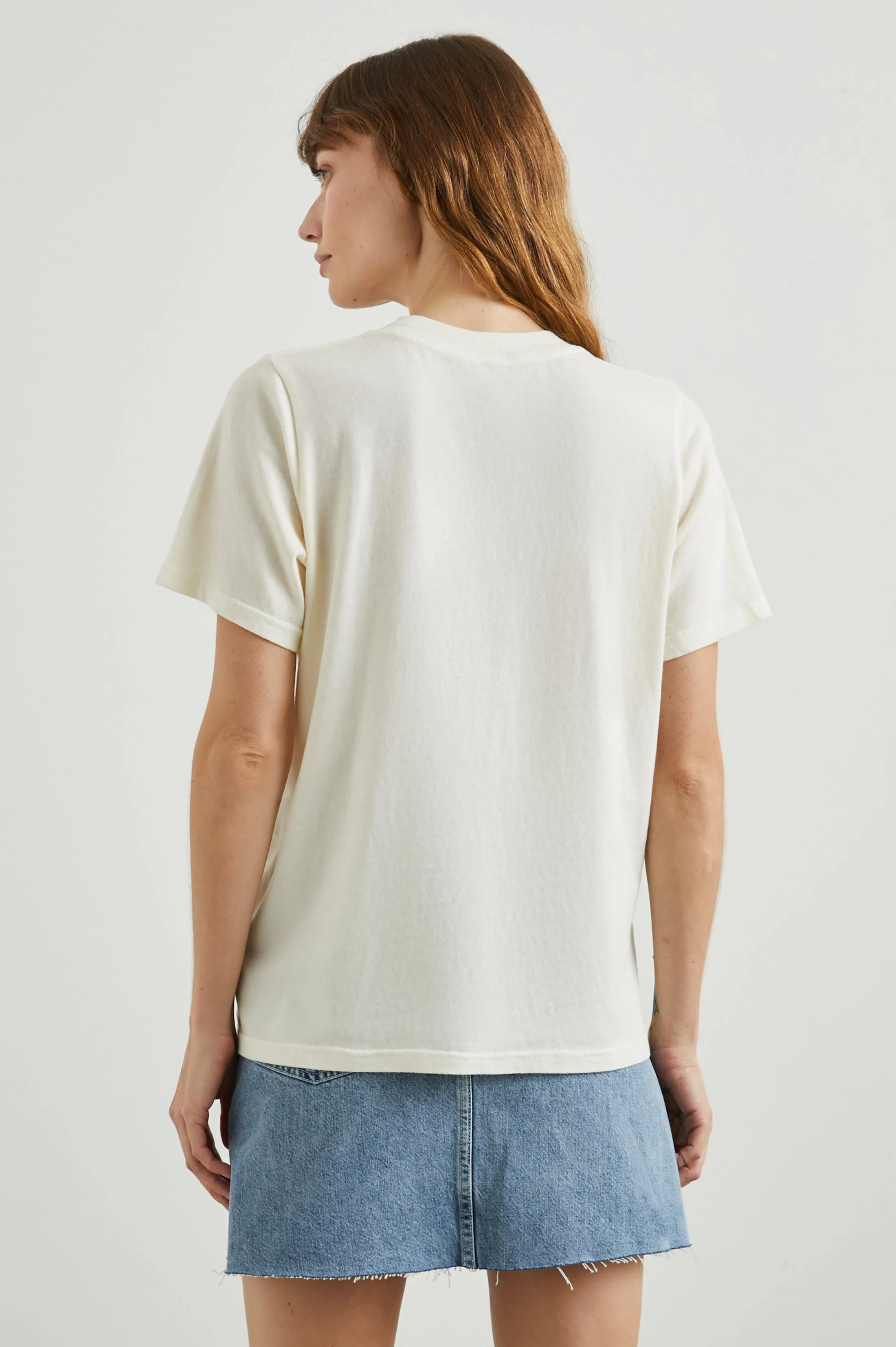BOYFRIEND T-SHIRT - RAILS LOS ANGELES ECRU