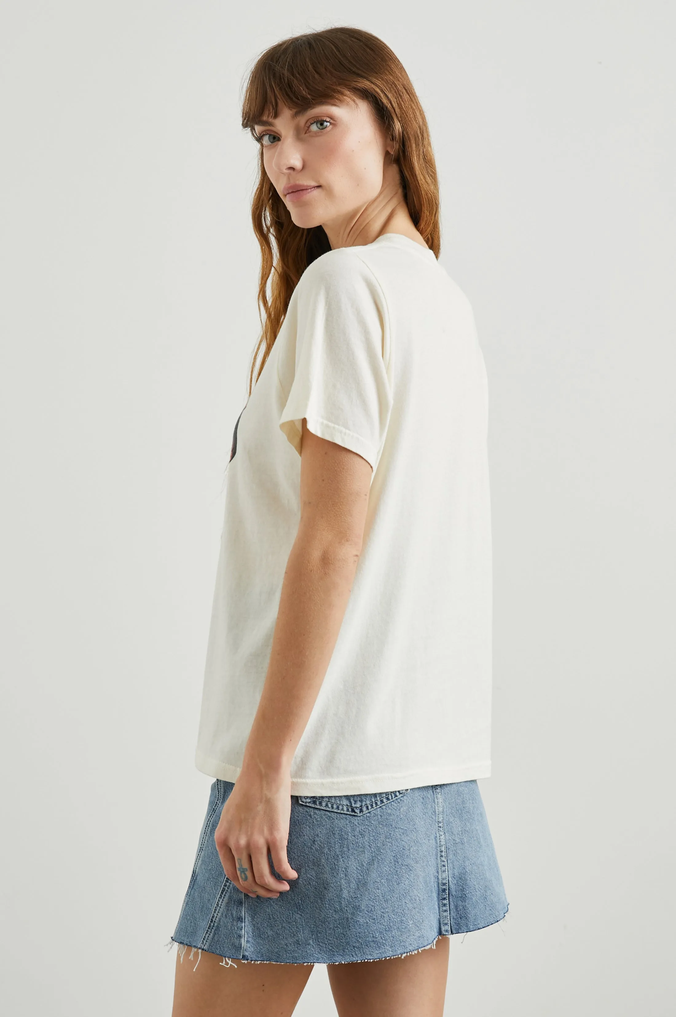 BOYFRIEND T-SHIRT - RAILS LOS ANGELES ECRU