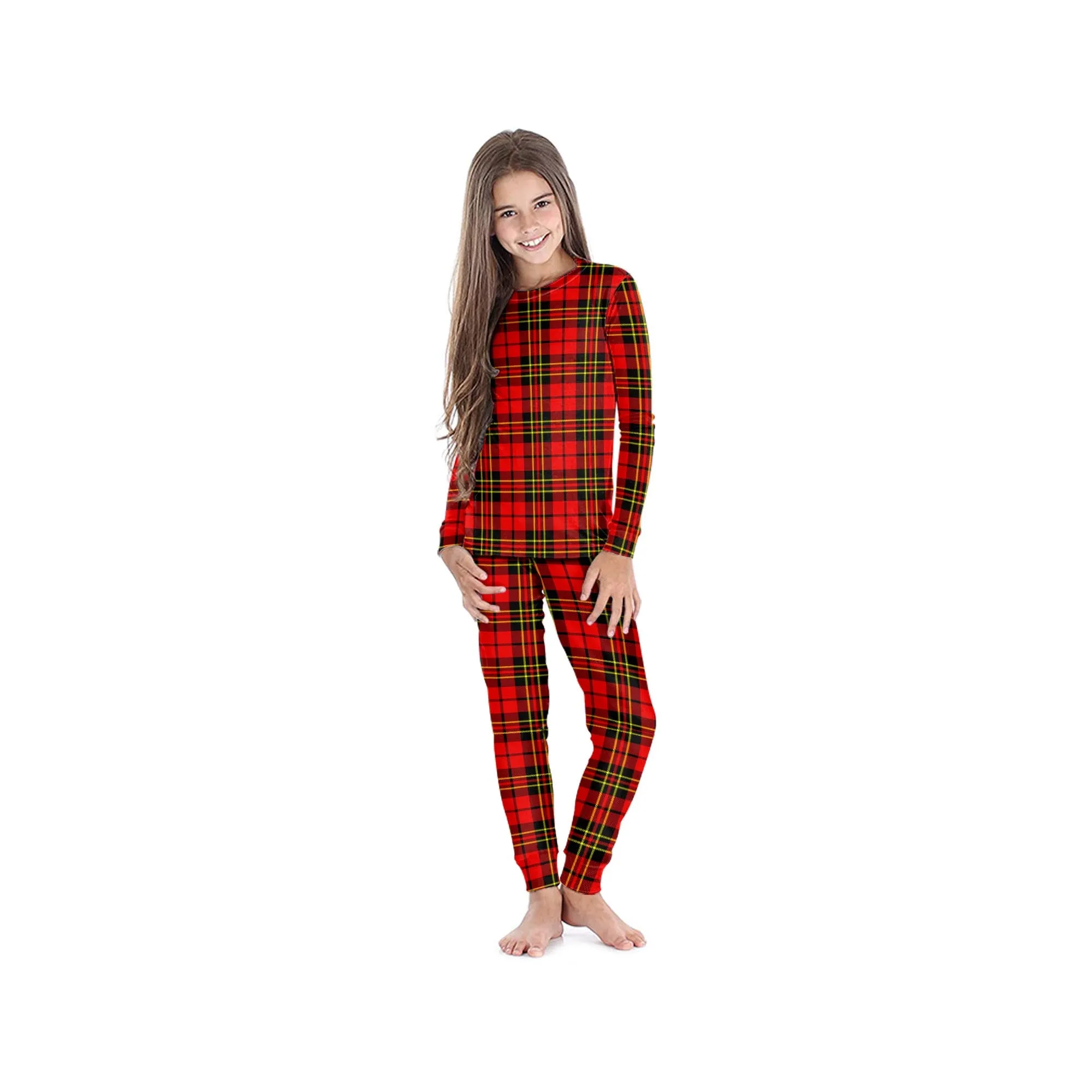Brodie Modern Tartan Pajamas Family Set