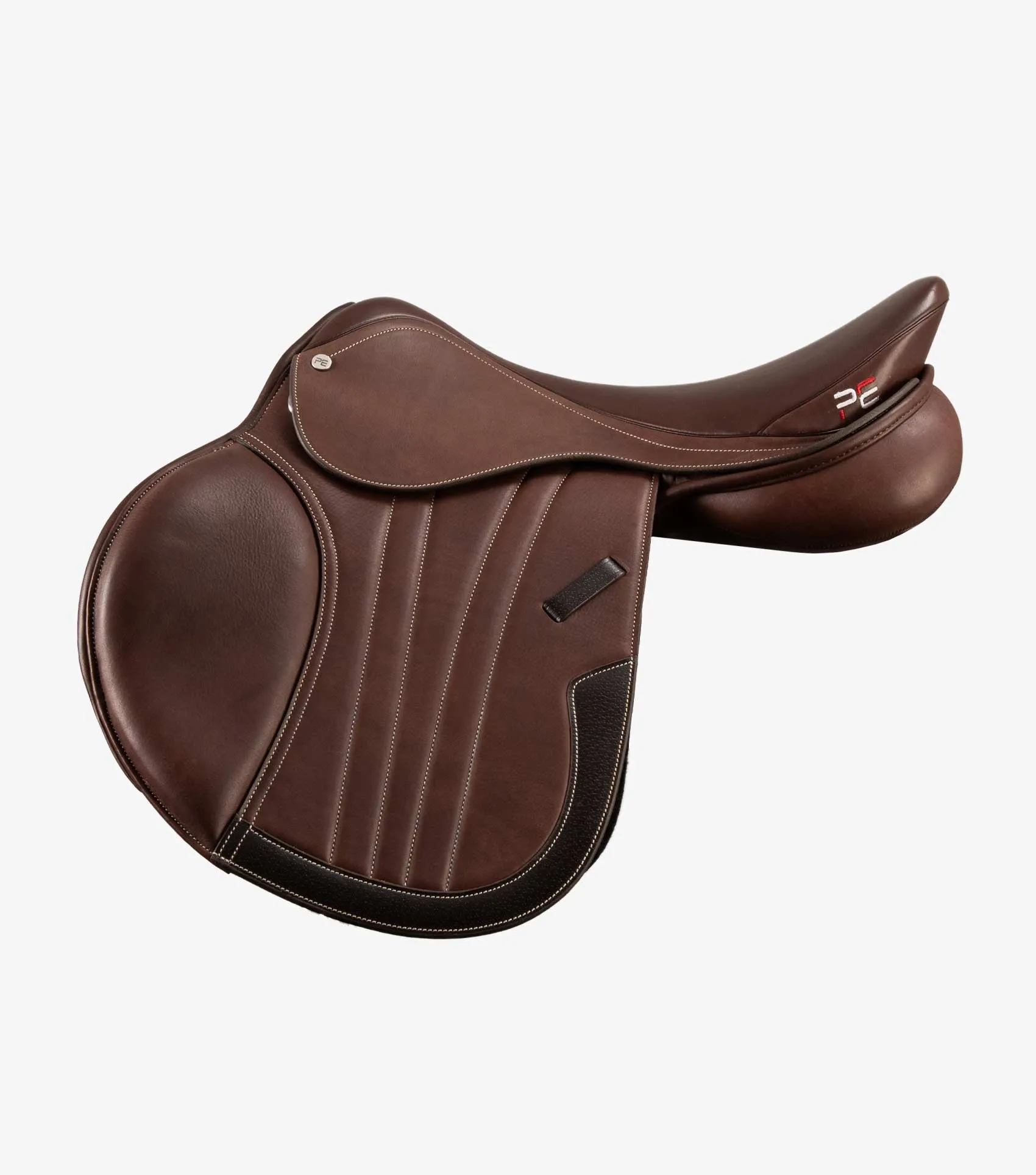 Chamonix Leather Close Contact Jump Saddle Brown