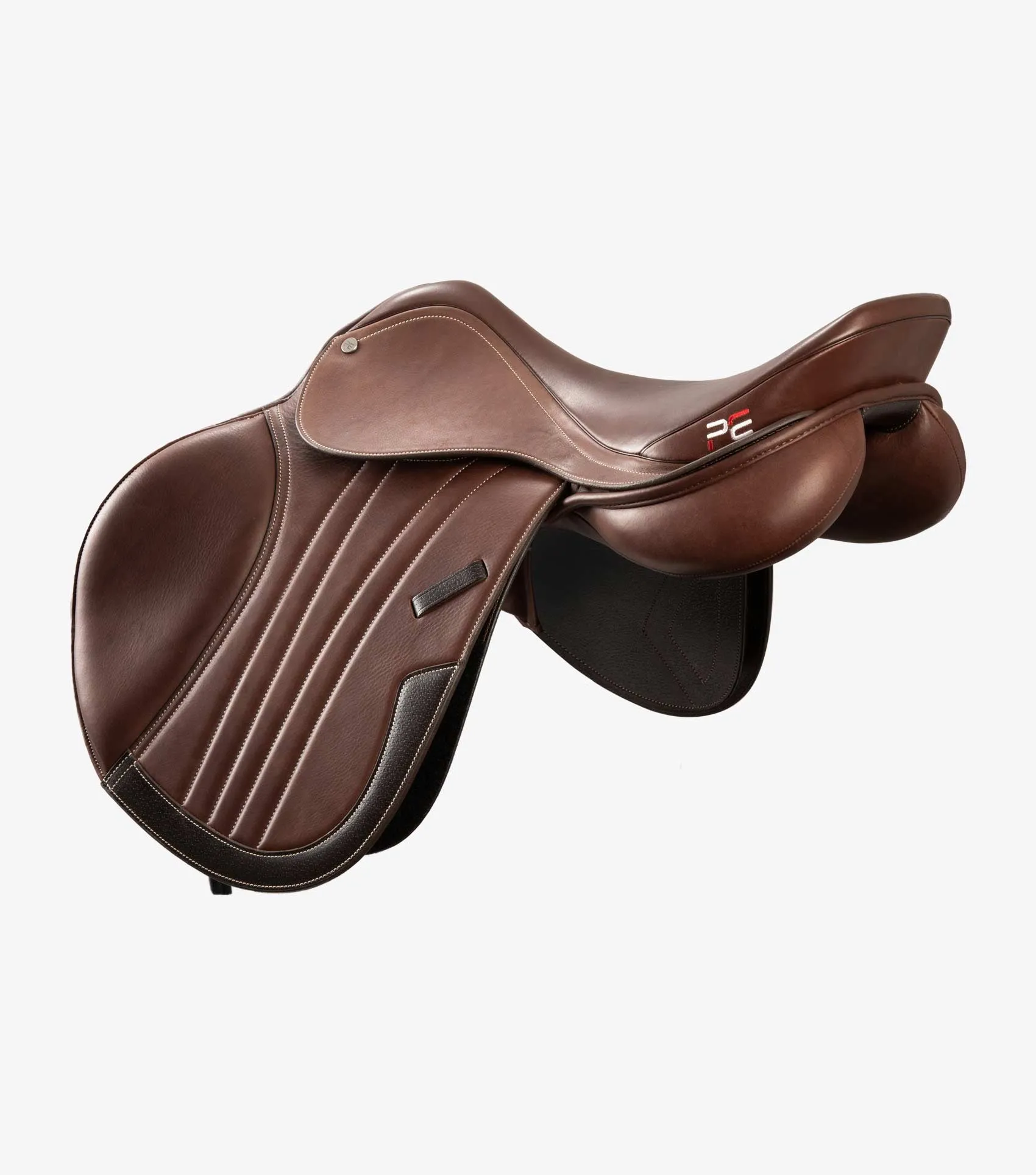 Chamonix Leather Close Contact Jump Saddle Brown