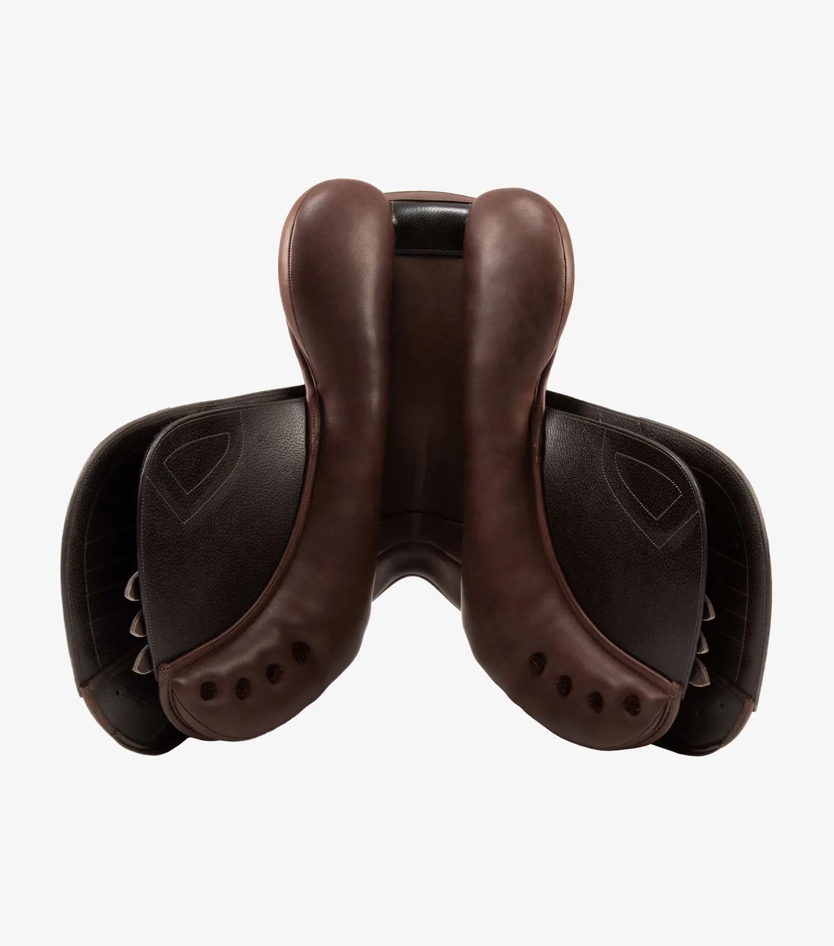 Chamonix Leather Close Contact Jump Saddle Brown