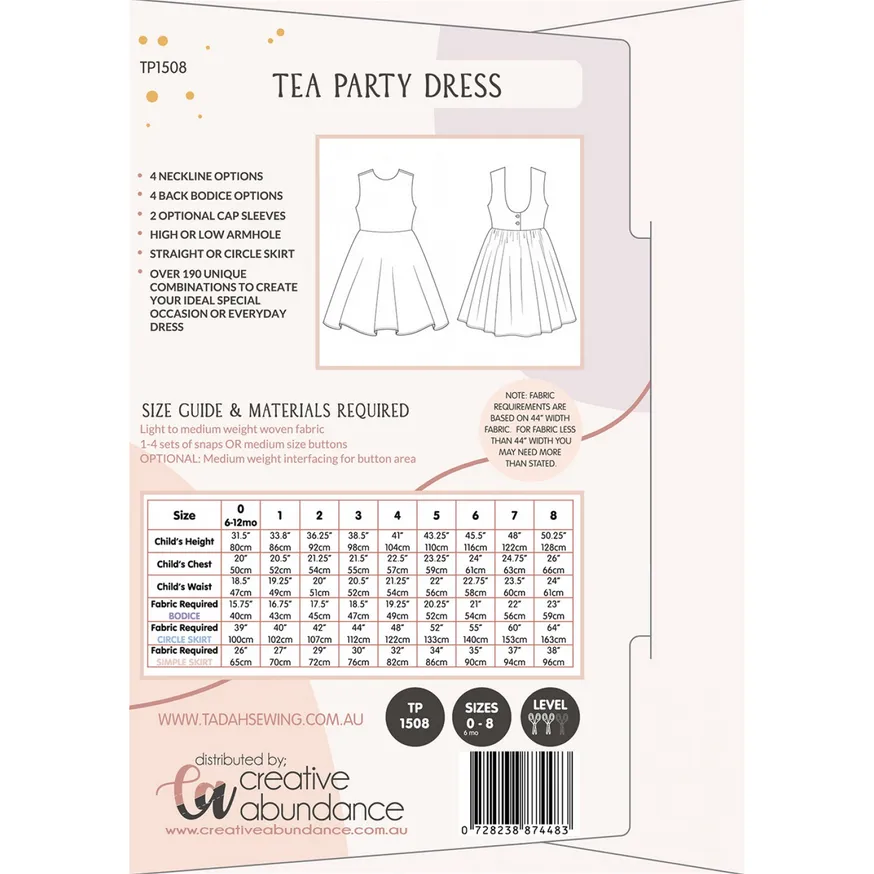 Creative Abundance ~ Tea Party Dress