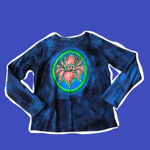 Deadstock 90's hand painted top- L 14