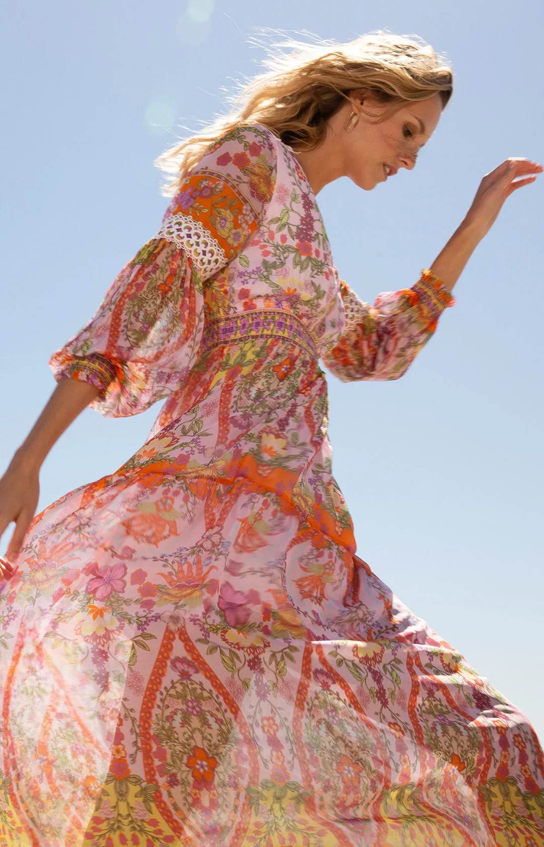 Edlynn Chiffon Maxi Dress