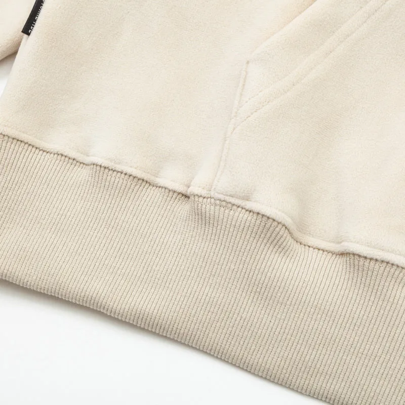 Faire Echo Loose Fit Suede Hoodie