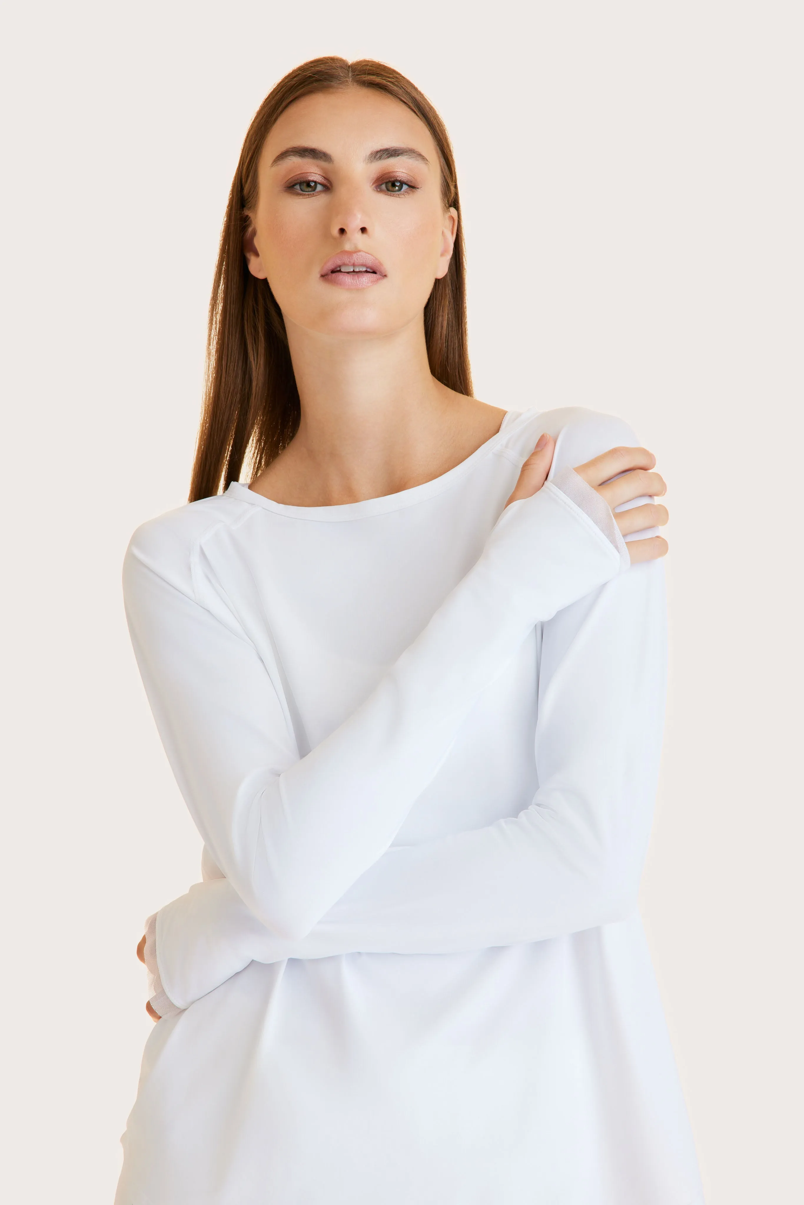 Fractal Raglan Long Sleeve Tee