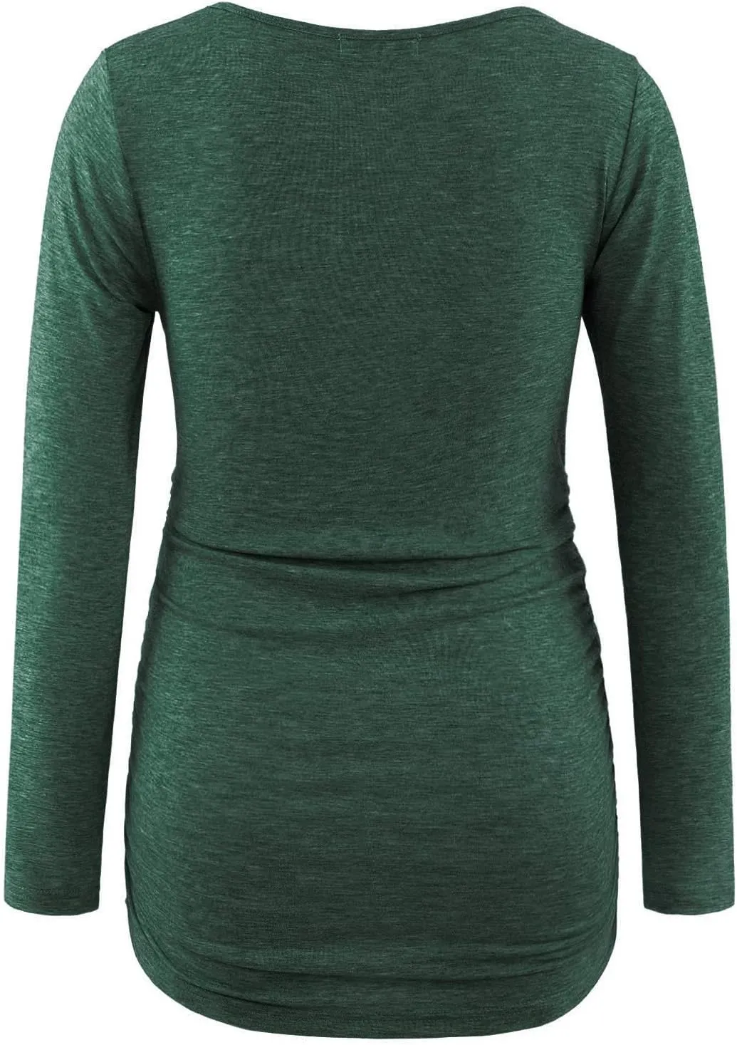 GINKANA Women's Baseball Crew Neck Flower Raglan Sleeve Maternity T-Shirt Top Pregnancy Shirt