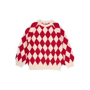 Girls Sweater | Diamond Puff Sleeve | Carlijnq