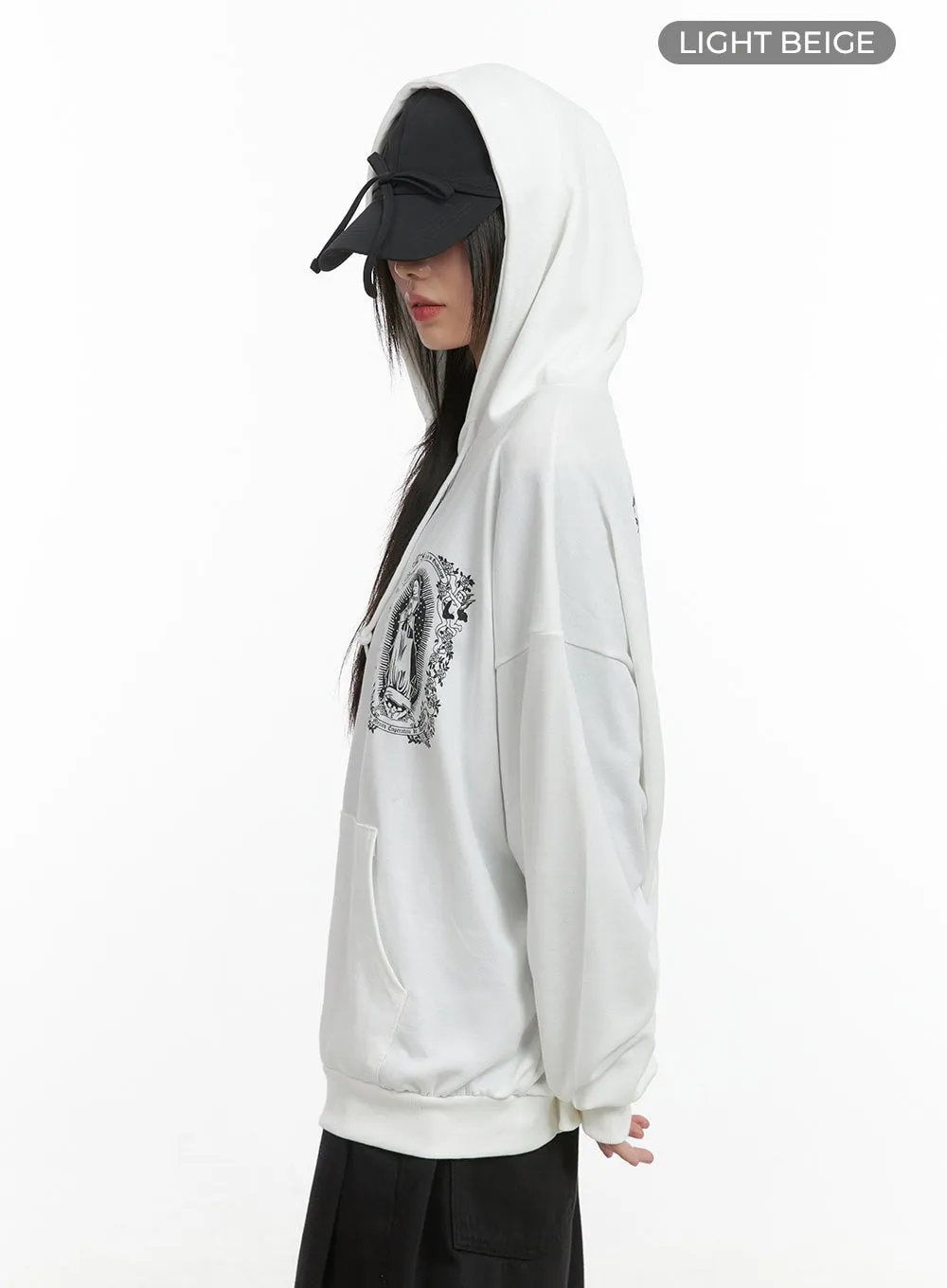 Graphic Loose Fit Hoodie CO410