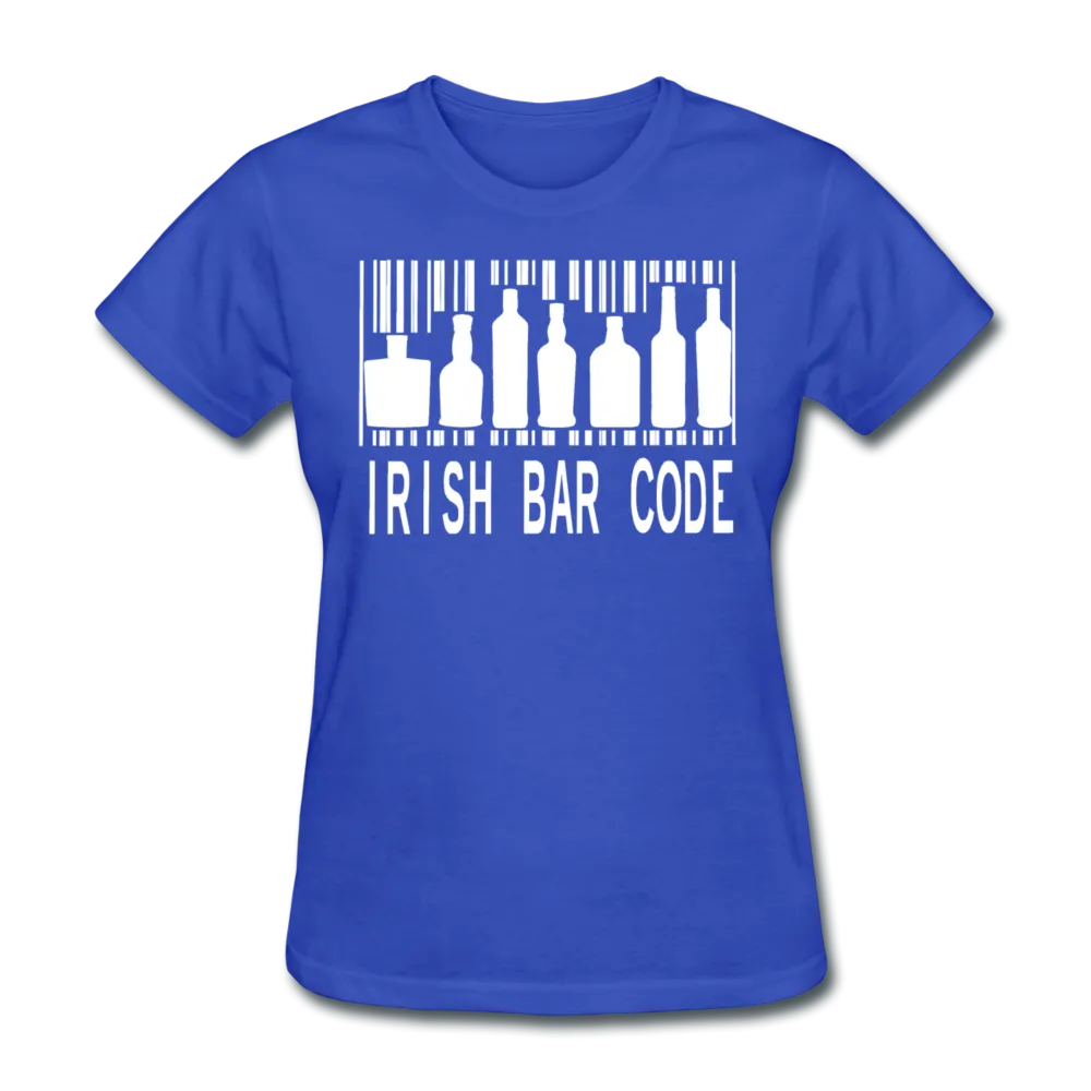 Irish Bar Code Women's T-Shirt