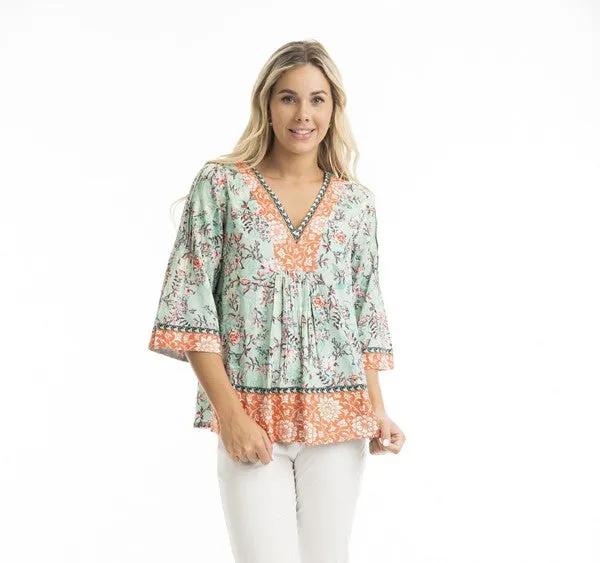 Ishigaki Flaired Sleeve Top