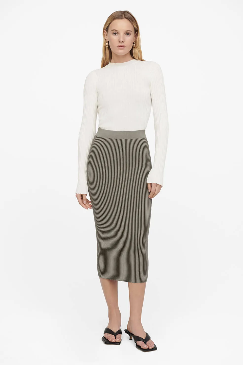 Julian Skirt - Khaki / Olive
