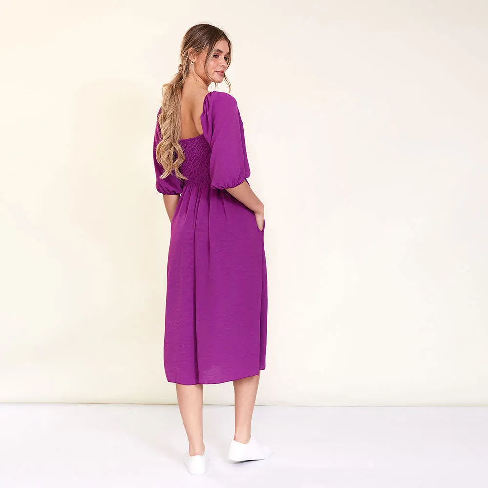Kadie Dress (Berry)
