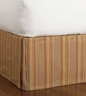 Kiawah Tropical Striped Bed Skirt