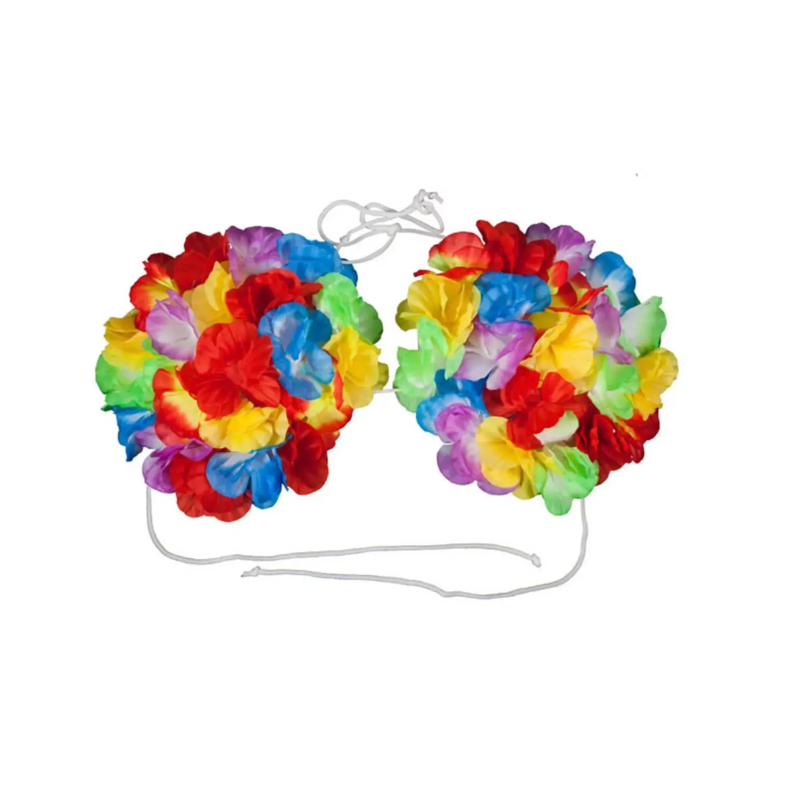 Large Hawaii Flower Bra 15cm(6") Wide Cups Beach Party