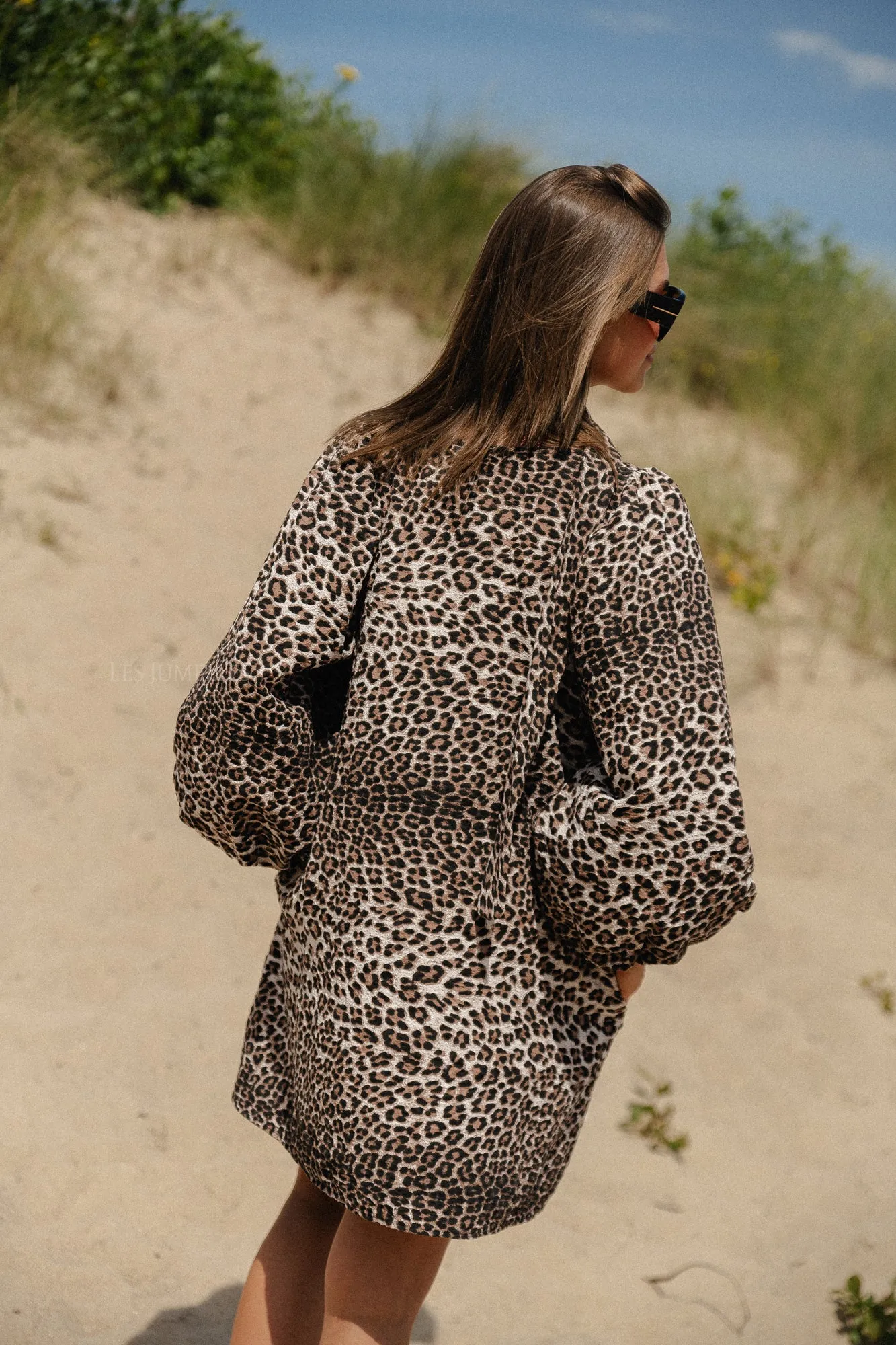 Livvy short dress leopard