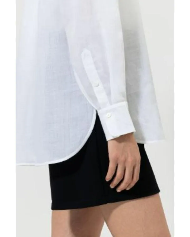 Luisa Cerano Ramie Boyfriend Blouse