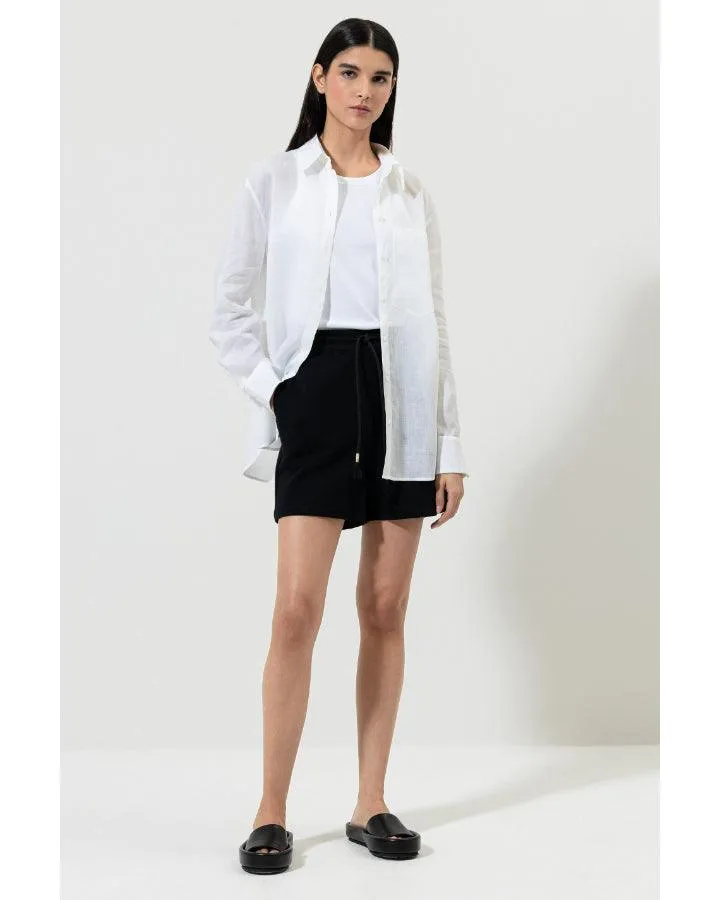 Luisa Cerano Ramie Boyfriend Blouse