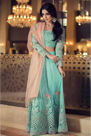 Maria.B Mbroidered Collection 2016 – Aqua BD-702
