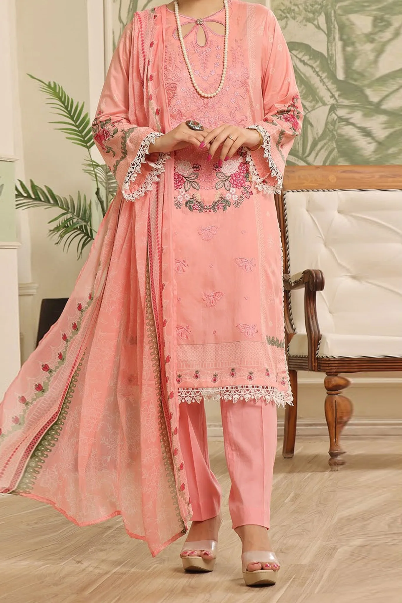 Maryum Maniya Unstitched 3 Piece Summer Soiree's Printed & Emb Lawn Vol-03 Collection'2024-SS-06