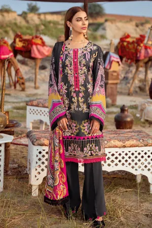 Mashaal by Ramsha Unstitched 3 Piece Linen Vol-01 Collection'2021-I-104