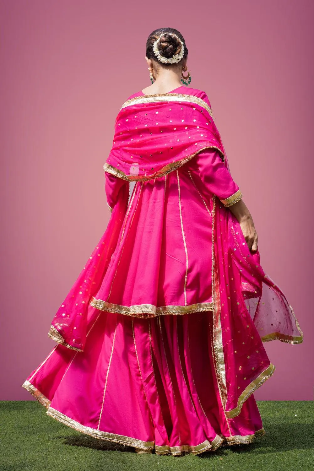 Mehfil Rani Anarkali Skirt Set