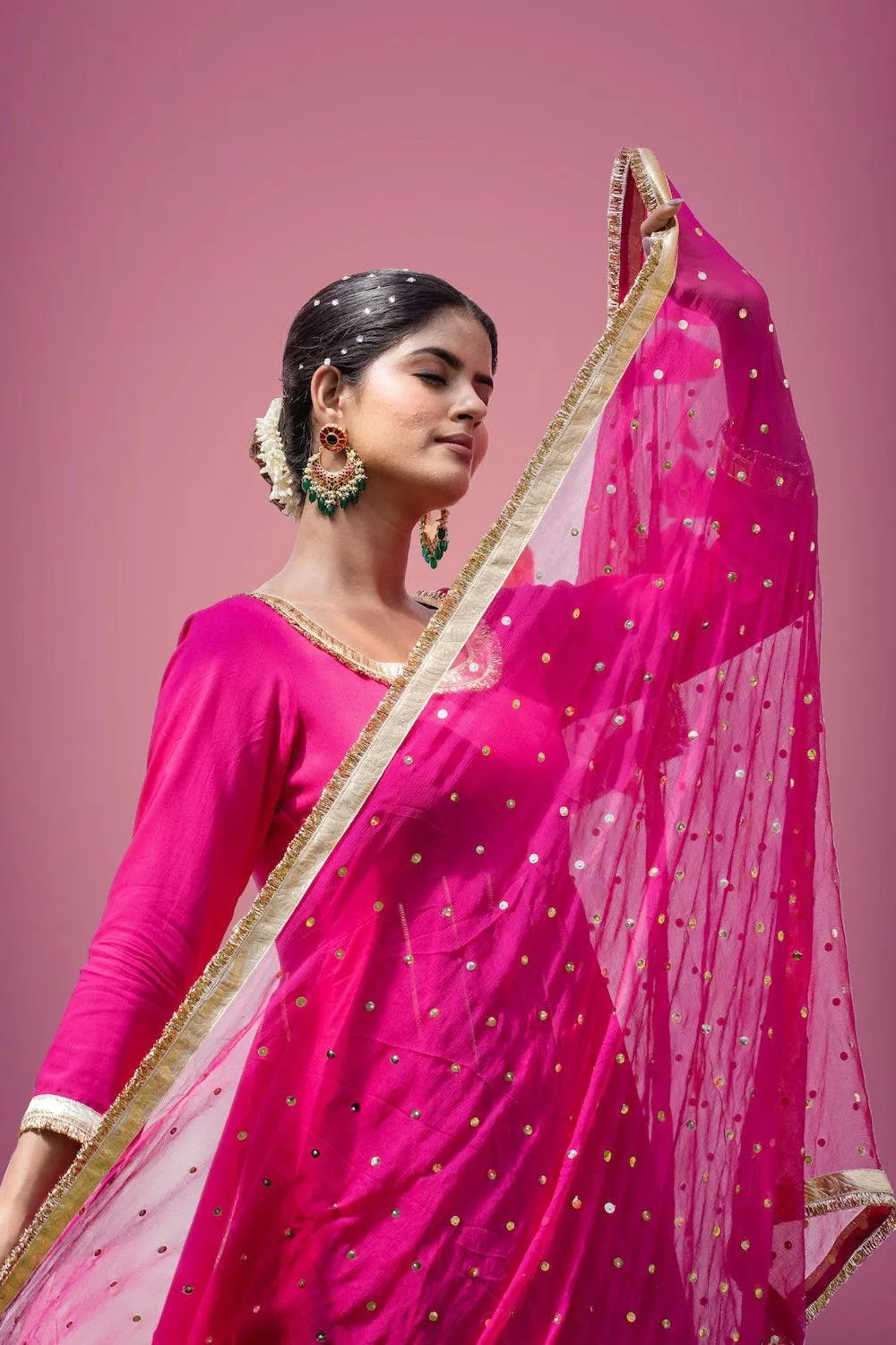 Mehfil Rani Anarkali Skirt Set