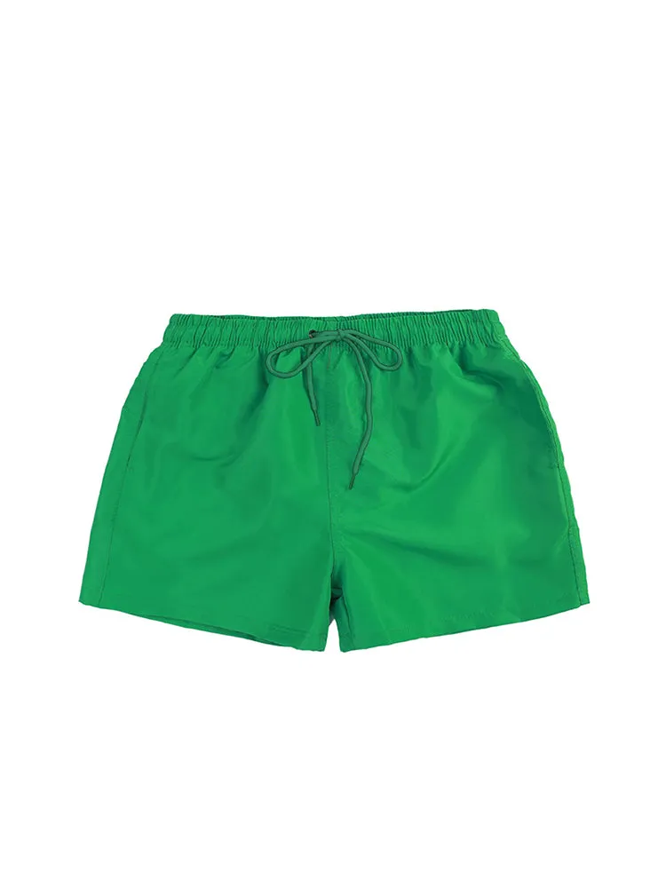 Men'S Solid Quick Dry Cropped Shorts