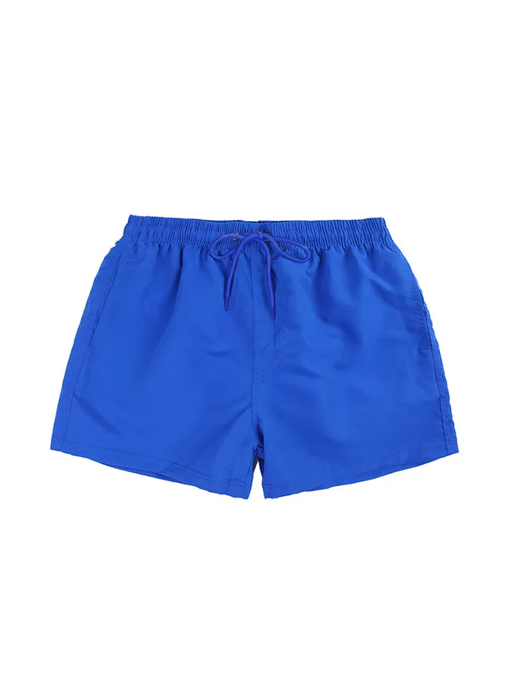 Men'S Solid Quick Dry Cropped Shorts