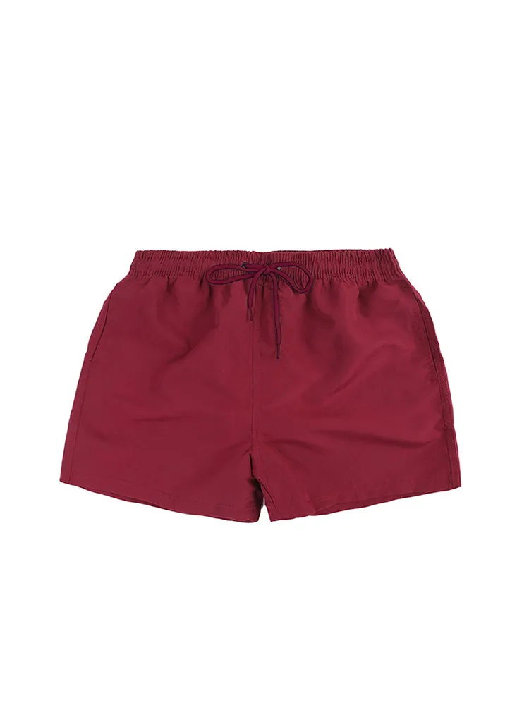 Men'S Solid Quick Dry Cropped Shorts