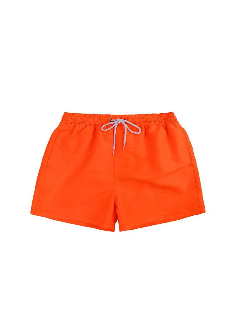 Men'S Solid Quick Dry Cropped Shorts