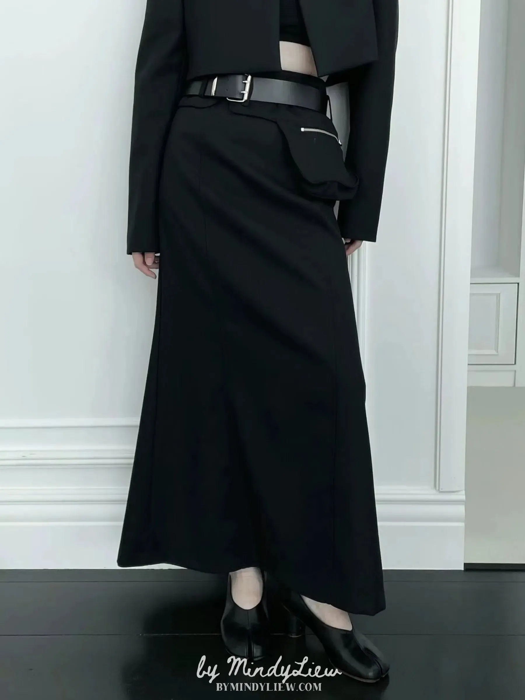 ML23953 Elegant Straight Cut Skirt