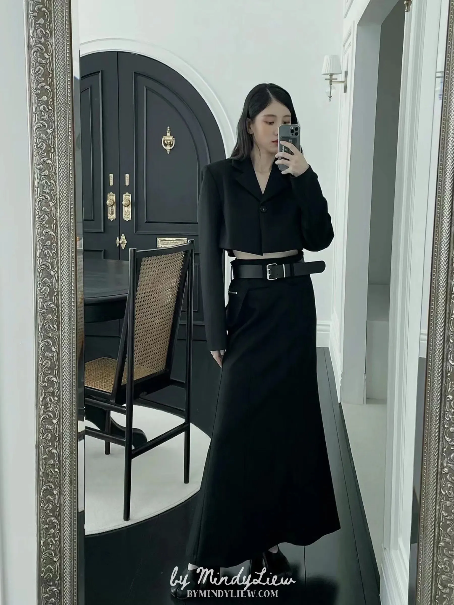 ML23953 Elegant Straight Cut Skirt
