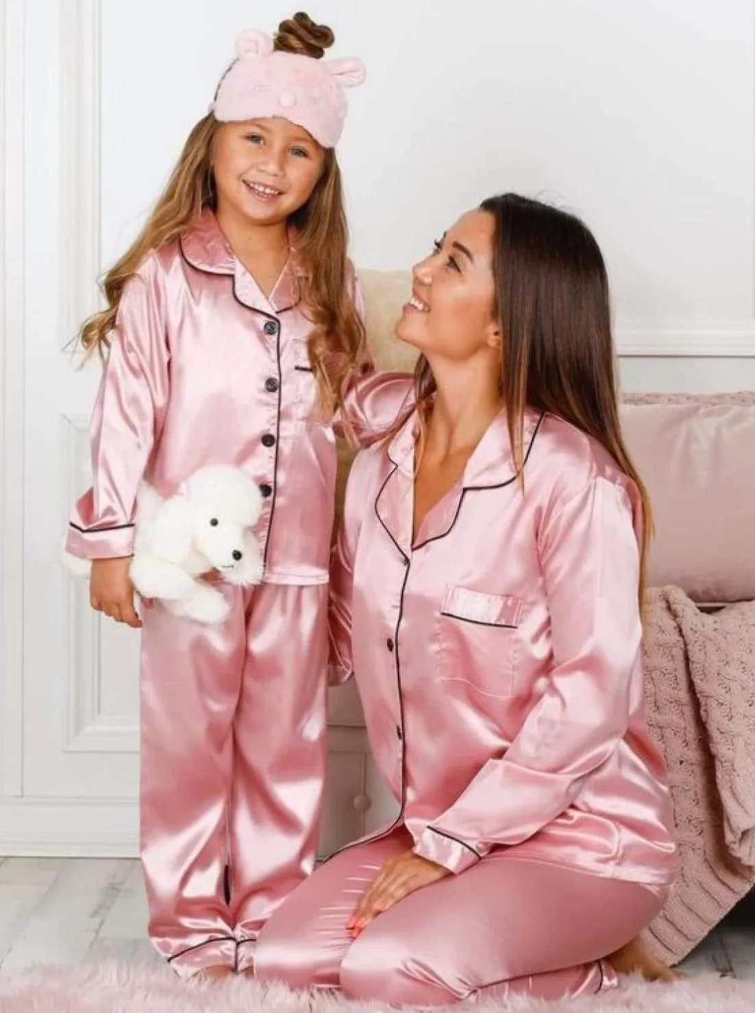 Mommy and Me Silky Smooth Pajama Set
