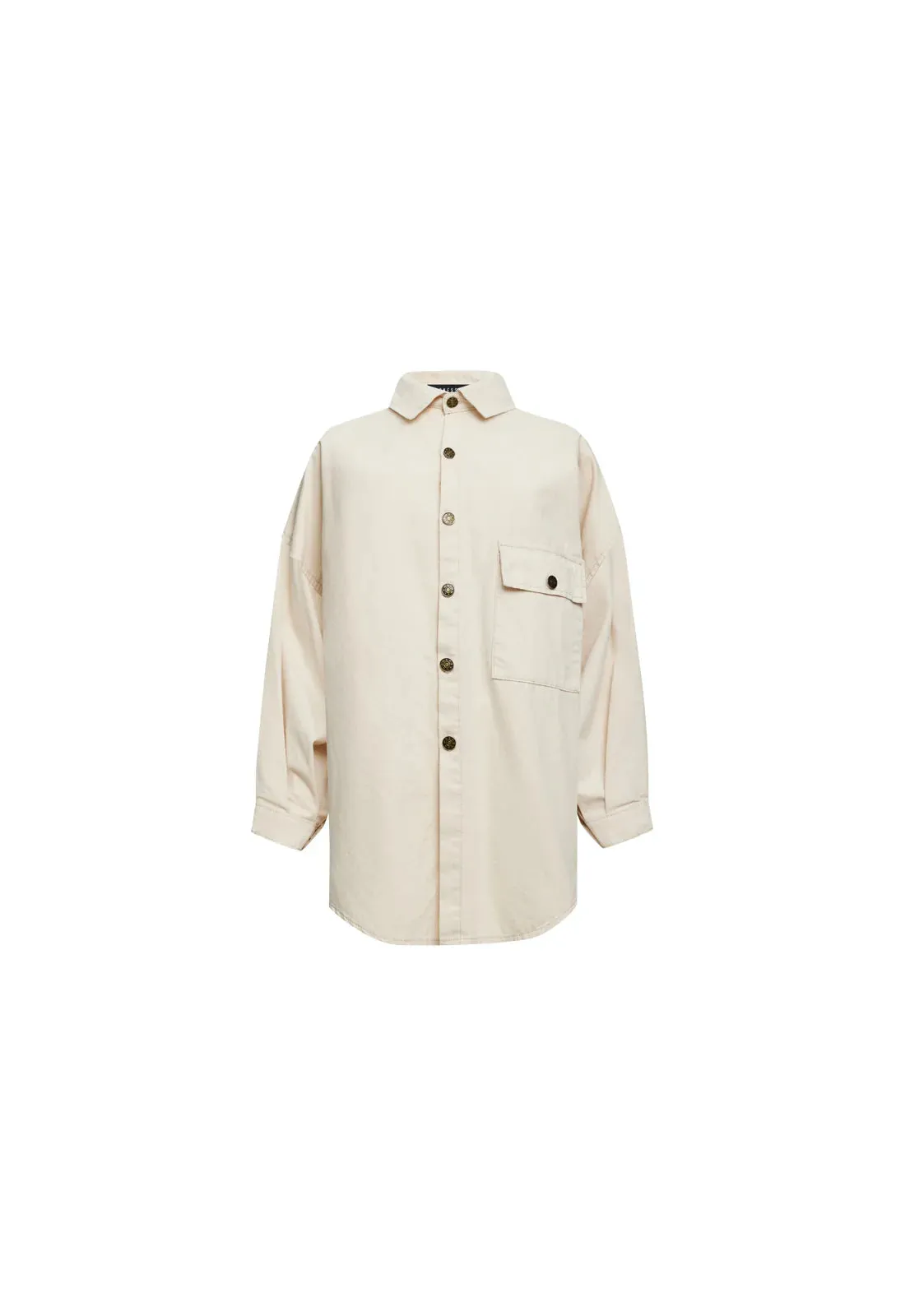 Nyc Boyfriend Shirt - Light Beige