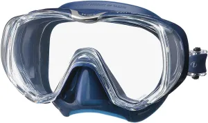 Open Box Tusa M-3001 Freedom Tri-Quest Dive Mask-Indigo Skirt / Indigo