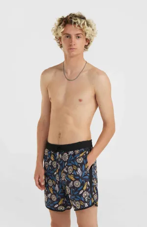 O'Riginals Scallop 16\" Swim Shorts | Leaves"