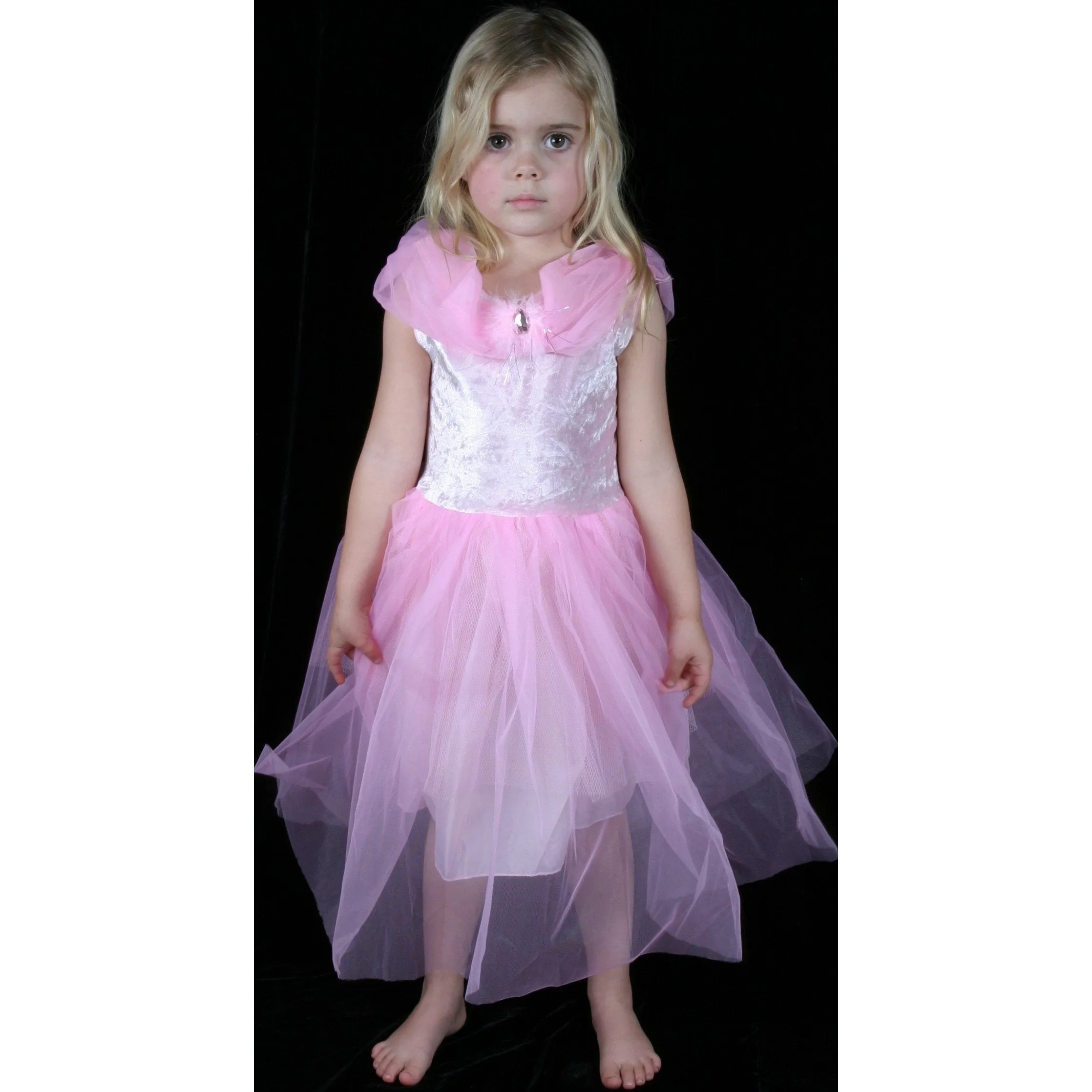 Pink Velvet Tutu Fairy Party Dress Opera style gown costume dressup party toddlers child