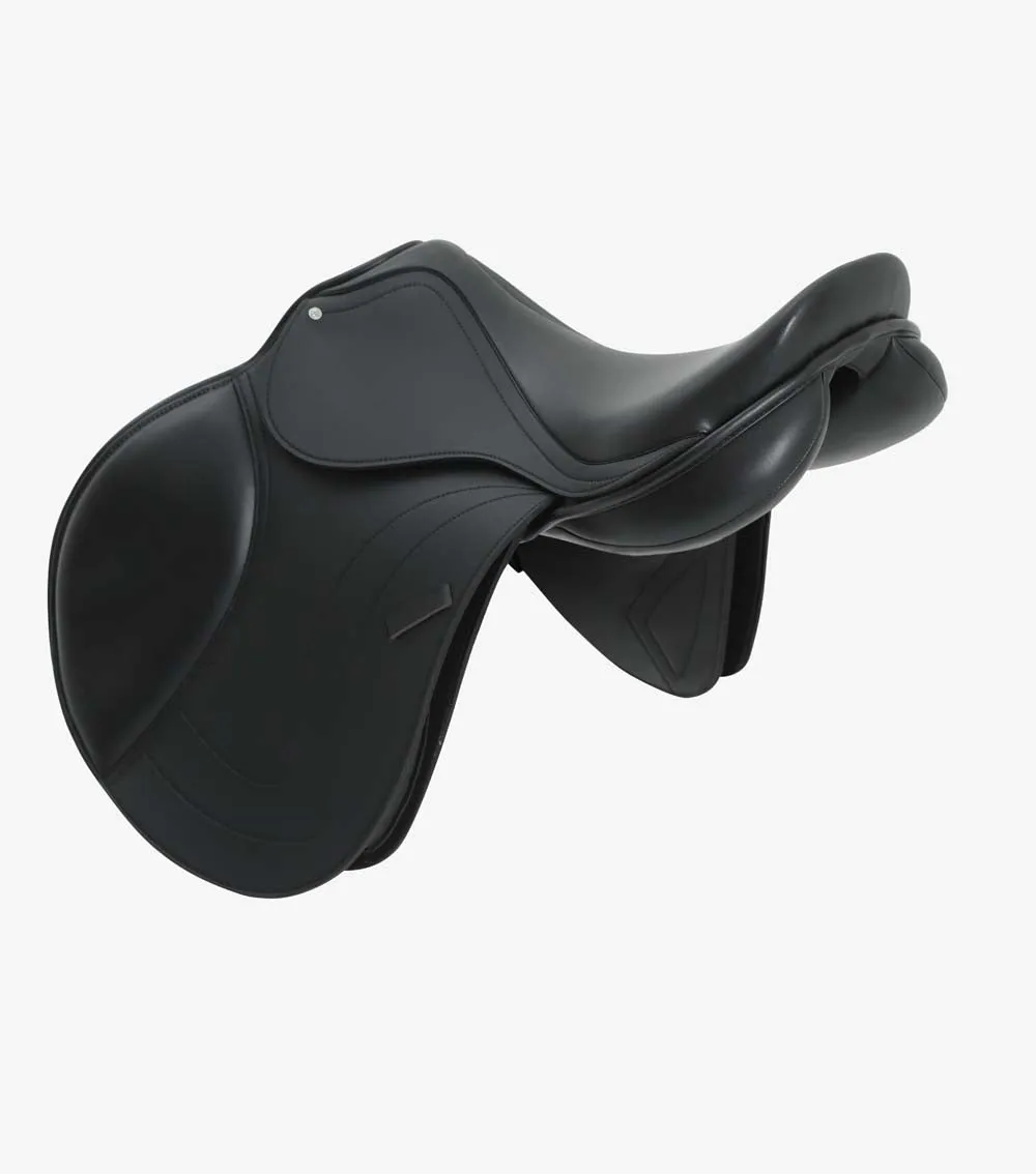 Prideaux Synthetic Close Contact Jump Saddle Black