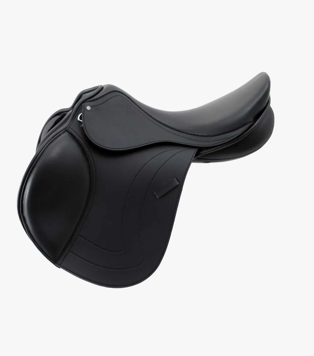 Prideaux Synthetic Close Contact Jump Saddle Black