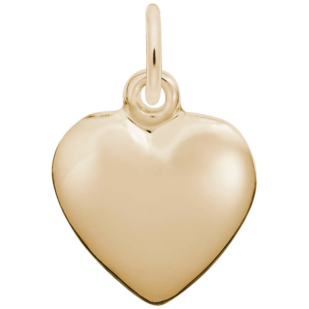 Rembrandt Charms - Puffy Heart Charm - 6049