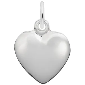 Rembrandt Charms - Puffy Heart Charm - 6049