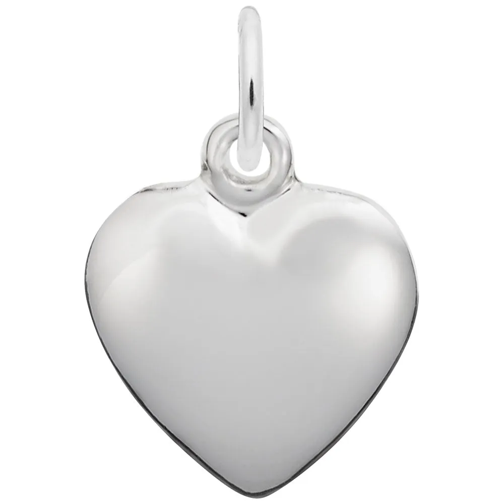Rembrandt Charms - Puffy Heart Charm - 6049