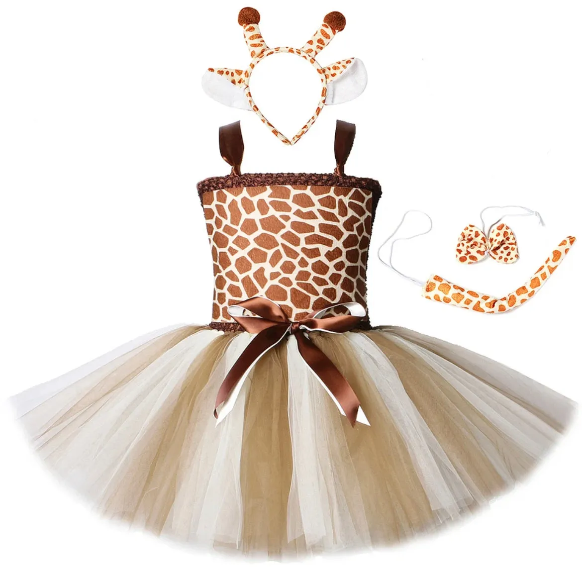 Safari Costume - Giraffe Tutu Set