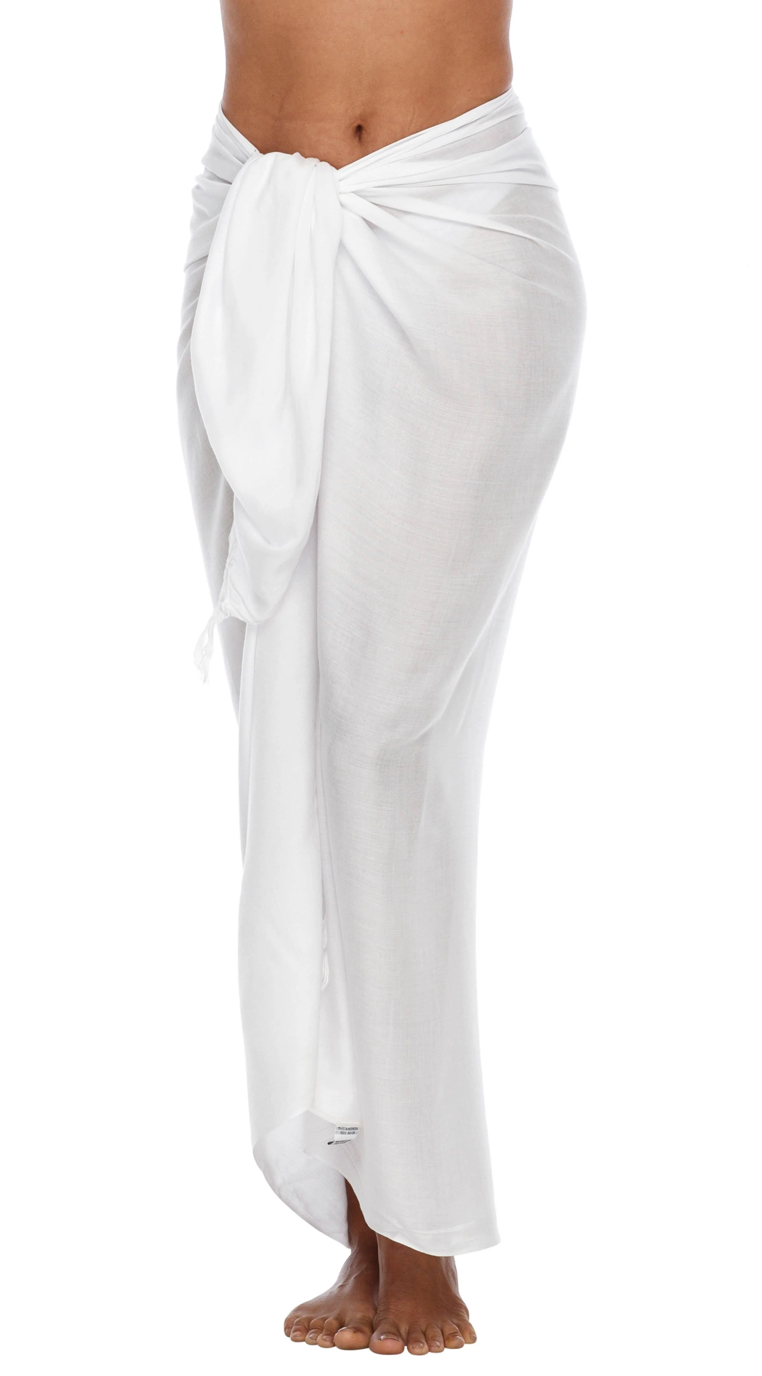 SHU-SHI Women's Sarong Wrap - Beach Cover Up Skirt, Swimsuit Pareo - Solid Colors