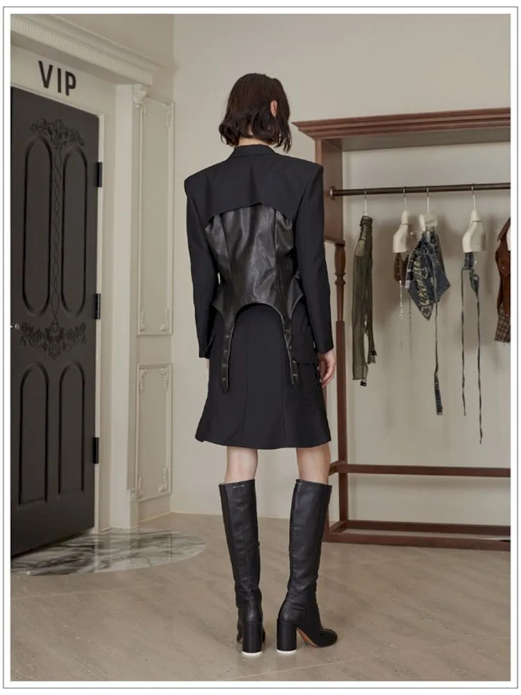 Side double pockets women's fishtail skirt【s0000006797】