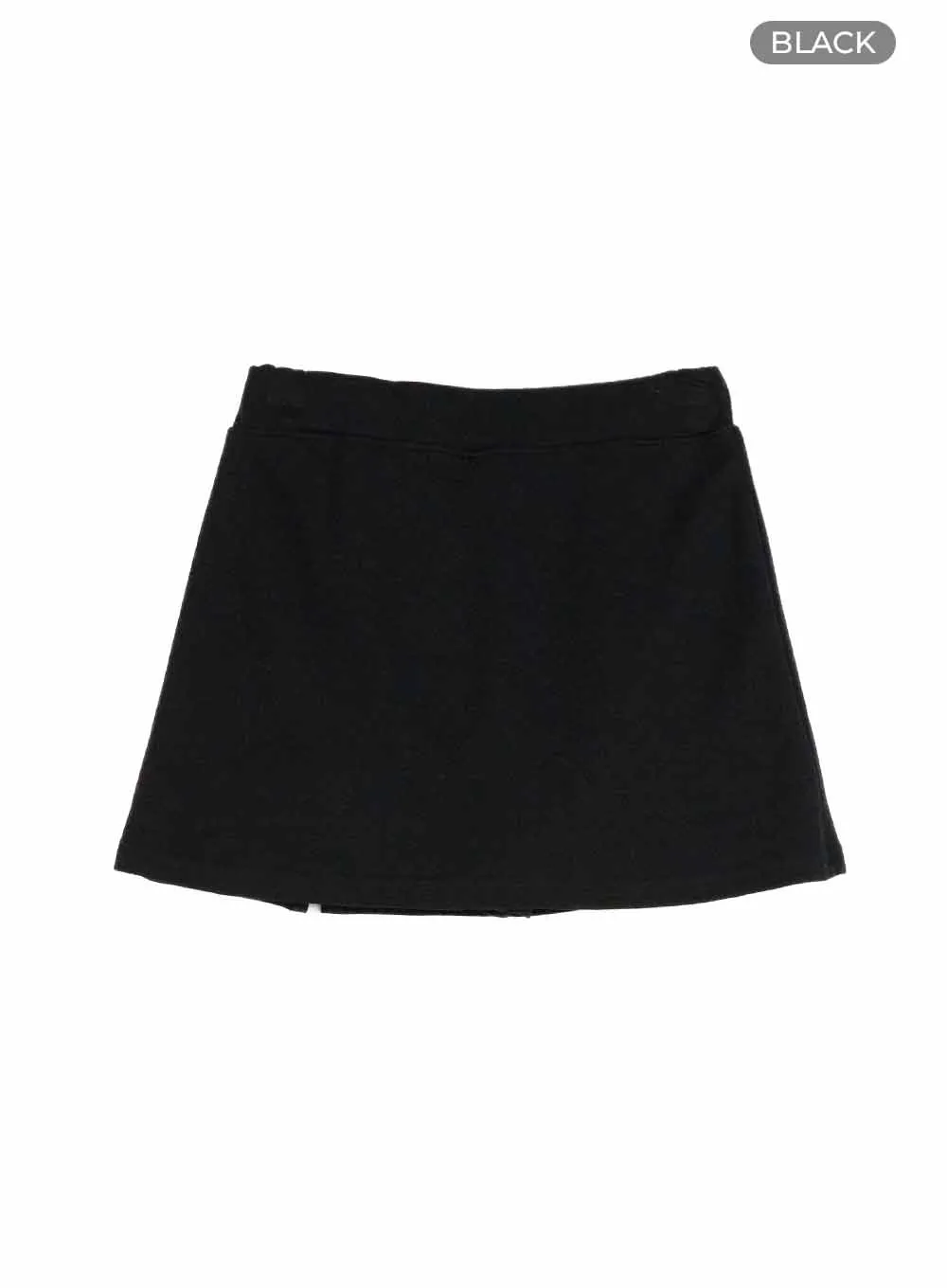 Simple Slit Mini Skirt CU424